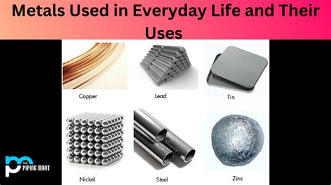 examples of metals in the house|types of metals in everyday life.